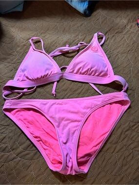 Rip Curl Pink Women's Triangle Bikini Set